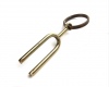Tuning Fork Keychain by Carl Aubock, 6.5 cm L, Unmarked