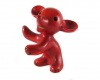 Walter Bosse Achatit Red Pottery Bear, Marked with “Achatit” sticker