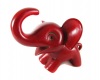 Walter Bosse Achatit Red Pottery Elephant, Marked with “Achatit” sticker