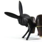 Walter Bosse Style Donkey Holder with Salt and Pepper Shakers 