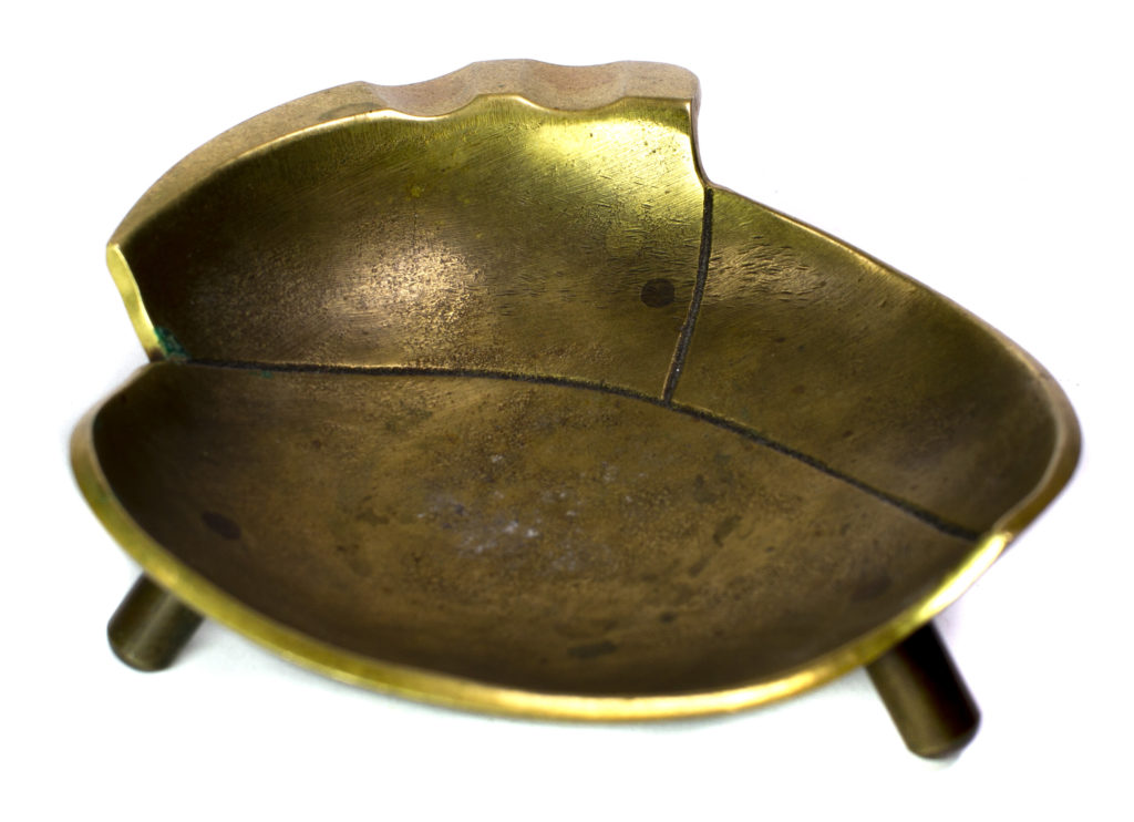 Brass Leaf Shaped Bowl - M.I. Germany