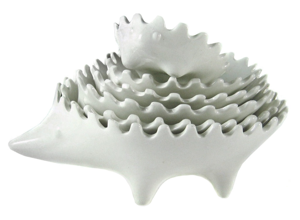 Este Italy - Porcelain Hedgehog Bowls