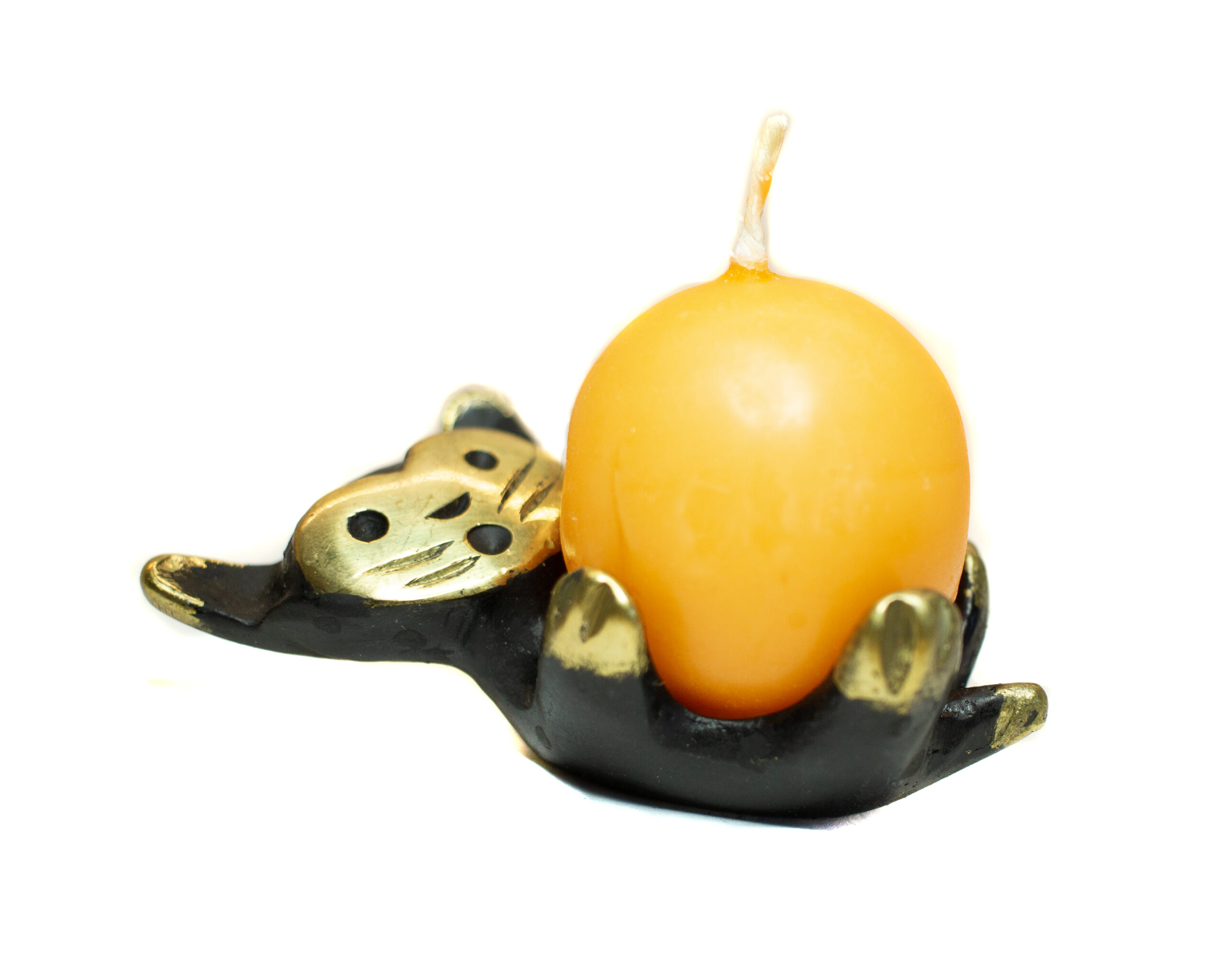 Vintage Wax Ball Shaped Candle for Walter Bosse Egg Cups