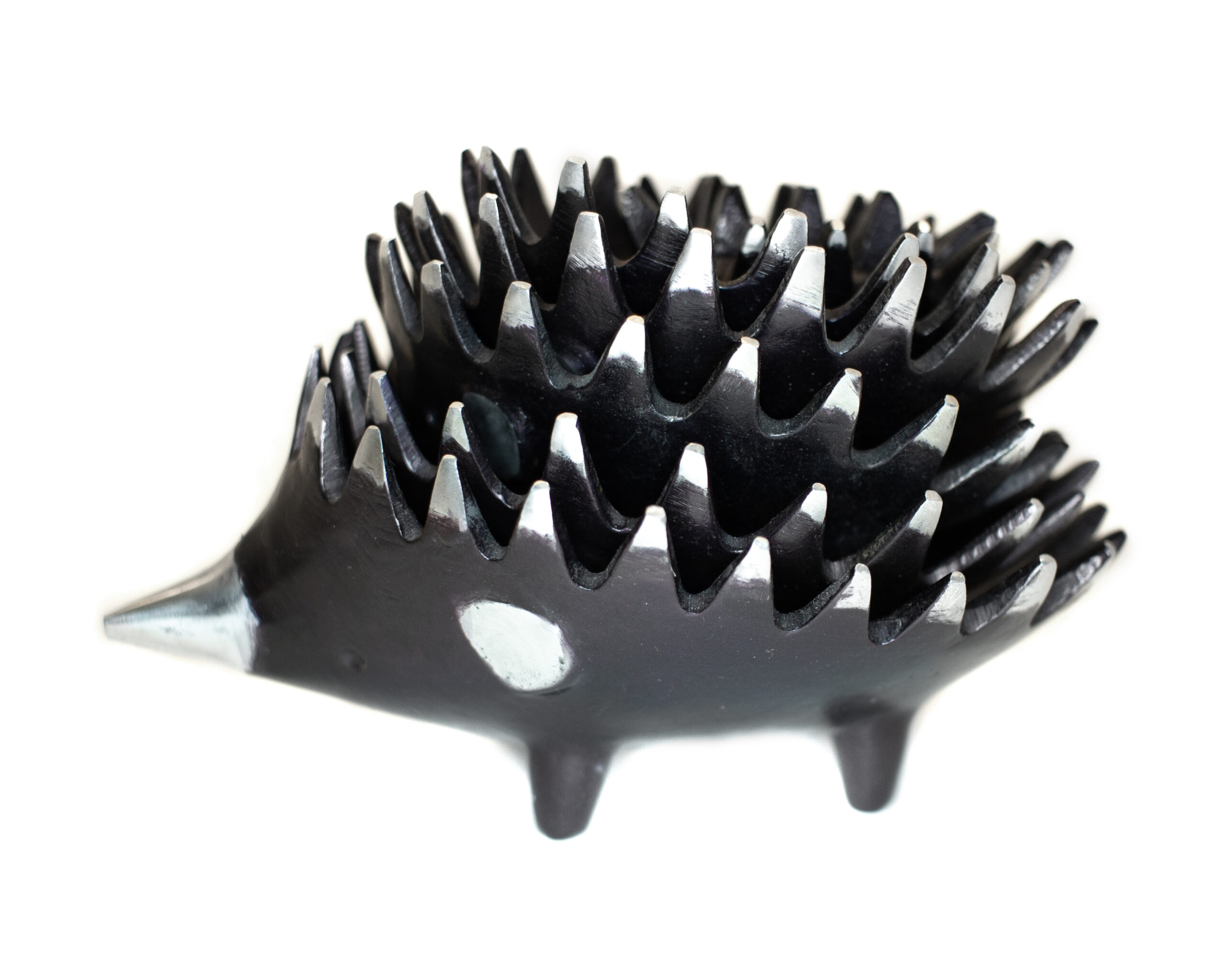 Walter Bosse Rare Aluminum Hedgehog Ashtray