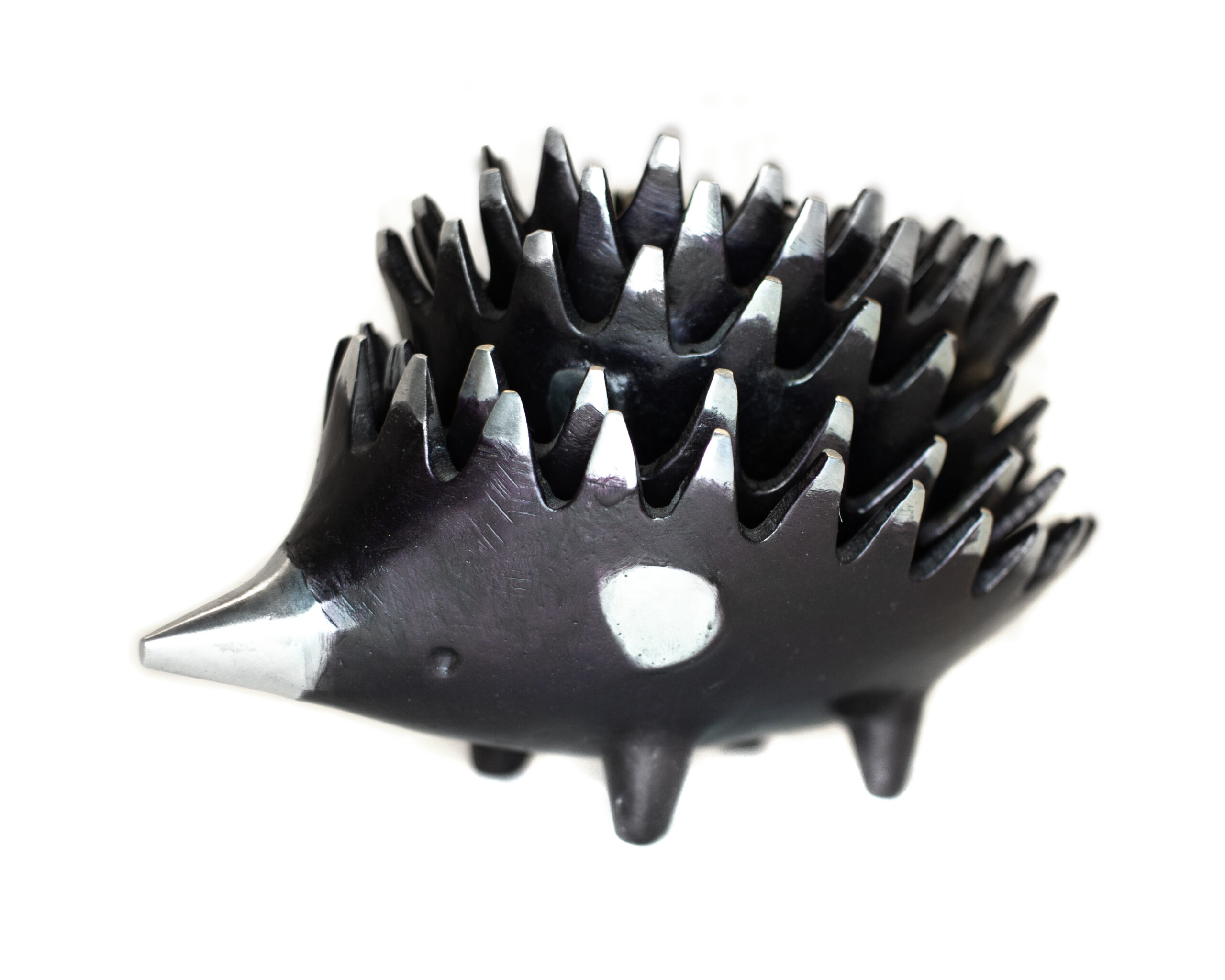 Walter Bosse Rare Aluminum Hedgehog Ashtray