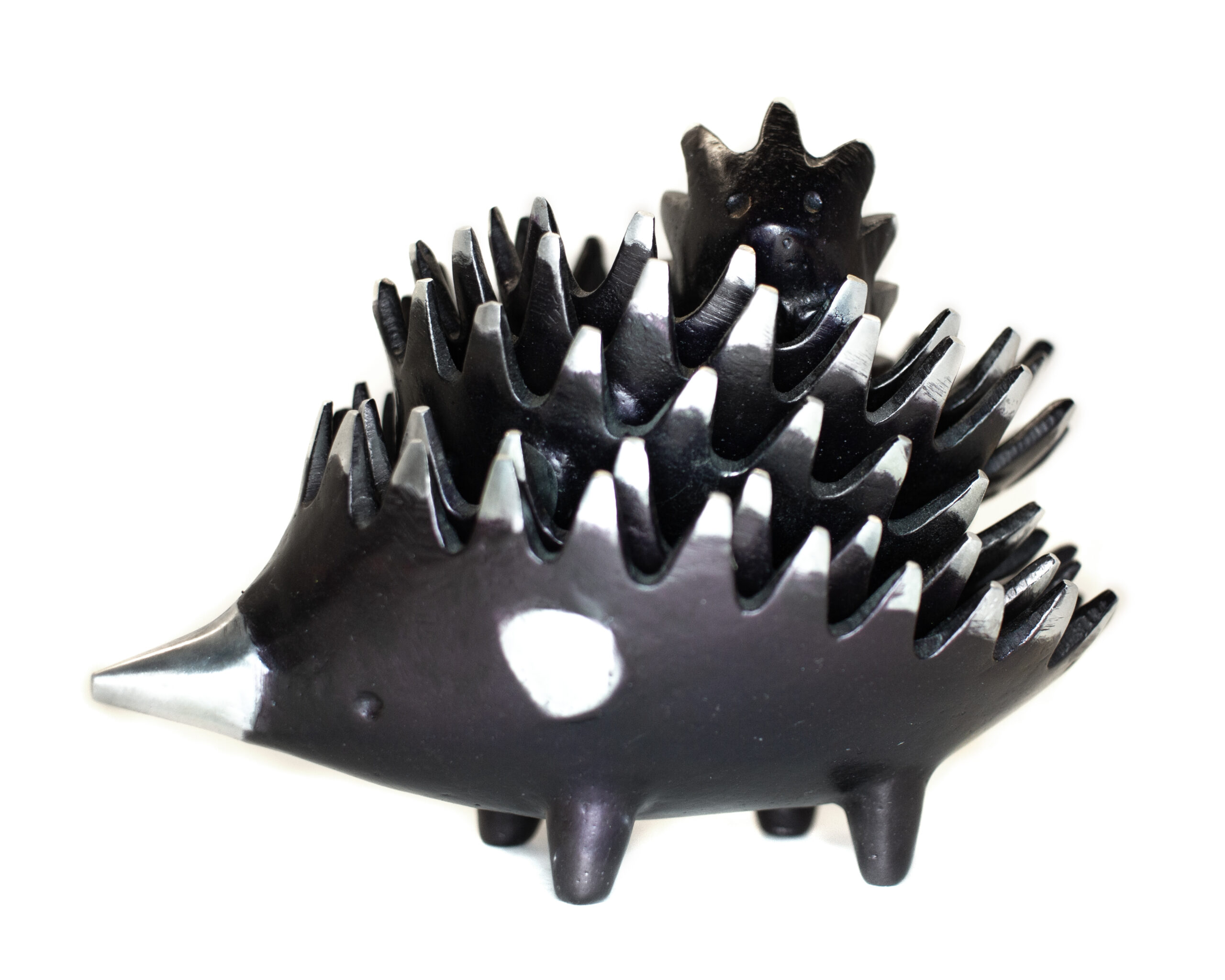Walter Bosse Rare Aluminum Hedgehog Ashtray
