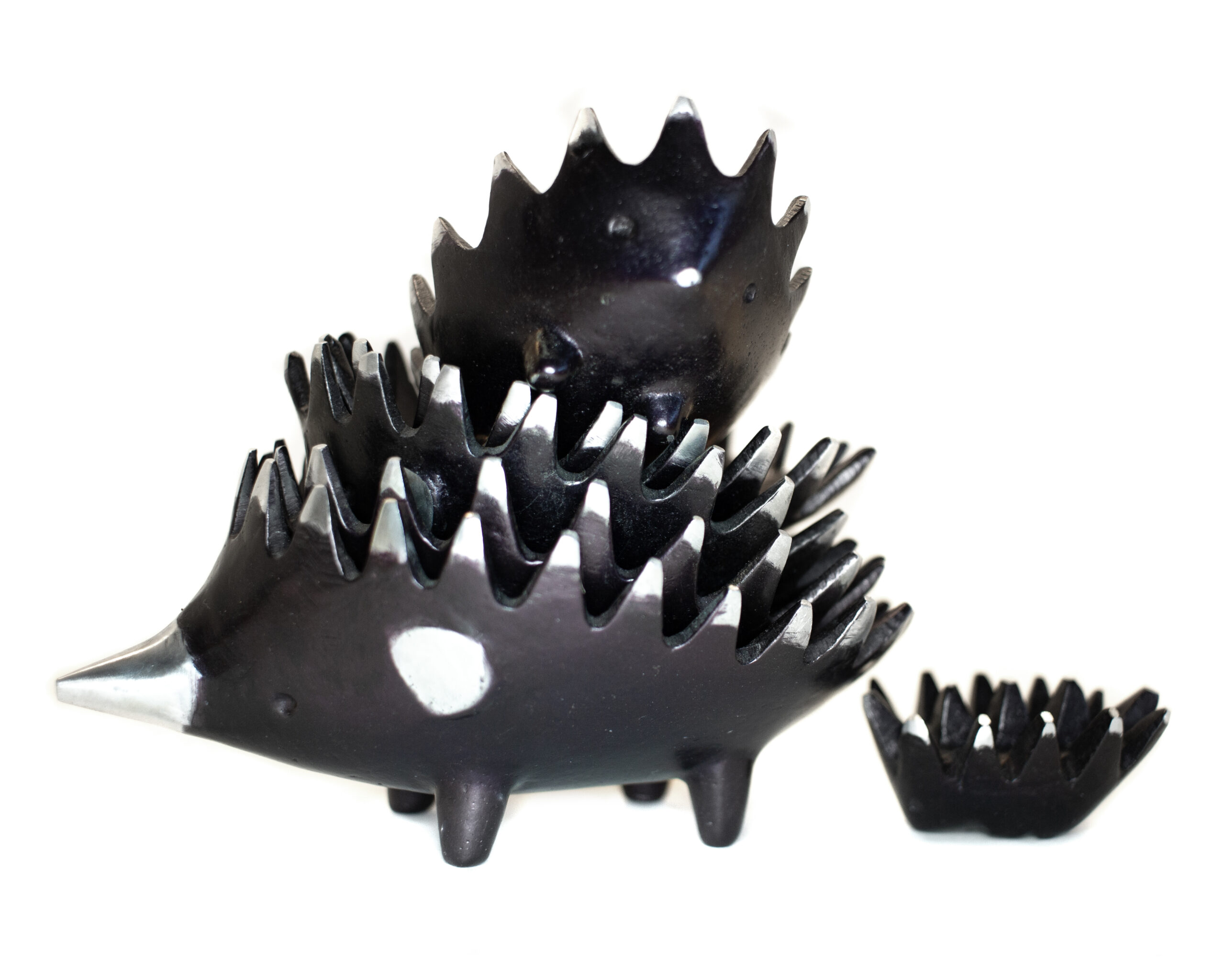 Walter Bosse Rare Aluminum Hedgehog Ashtray