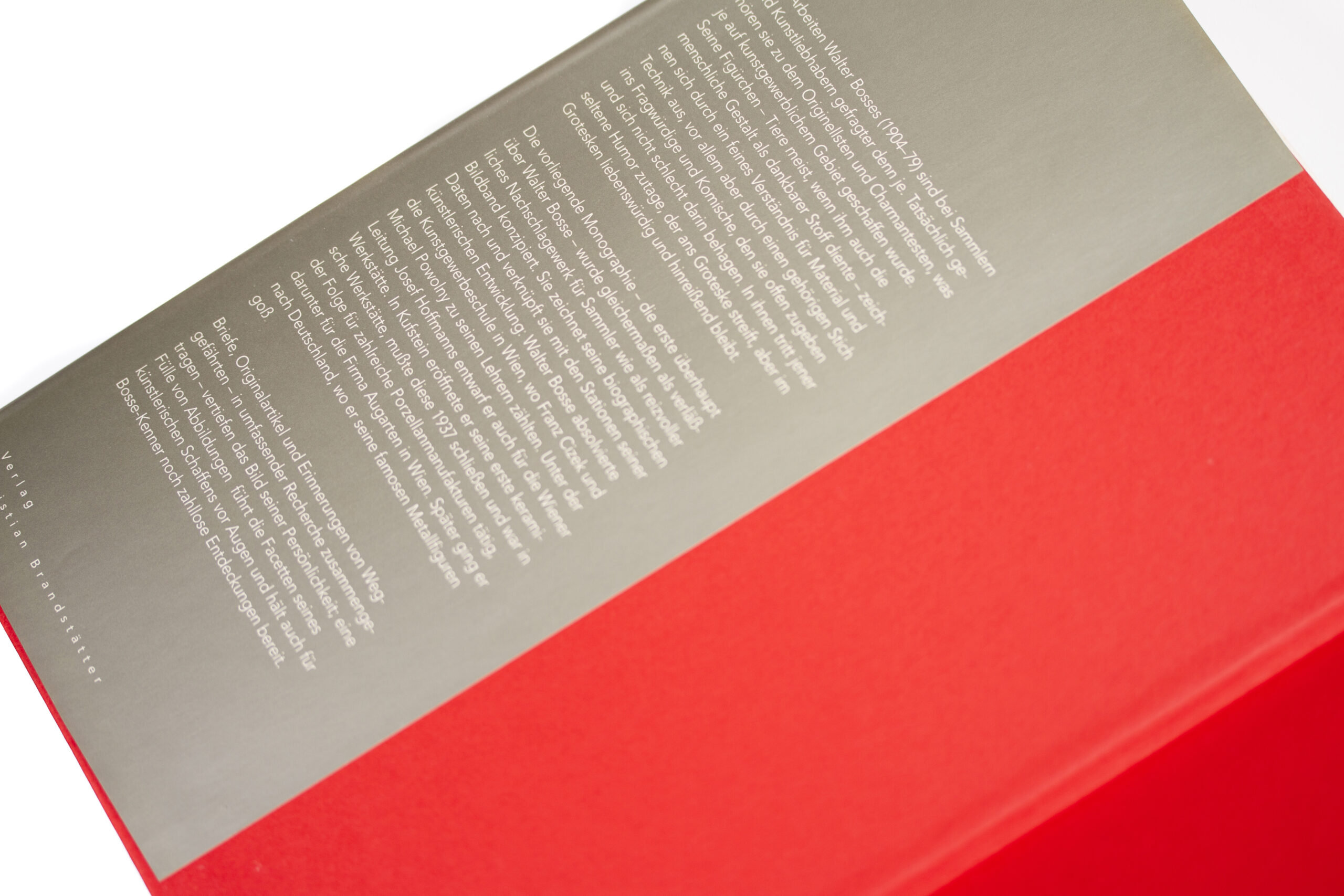 Interior and Binding of Walter Bosse: Leben, Kunst und Handwerk 1904-1979